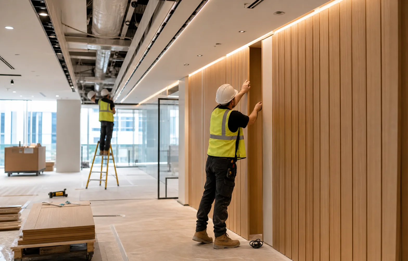 Contemporary interior fit-out work